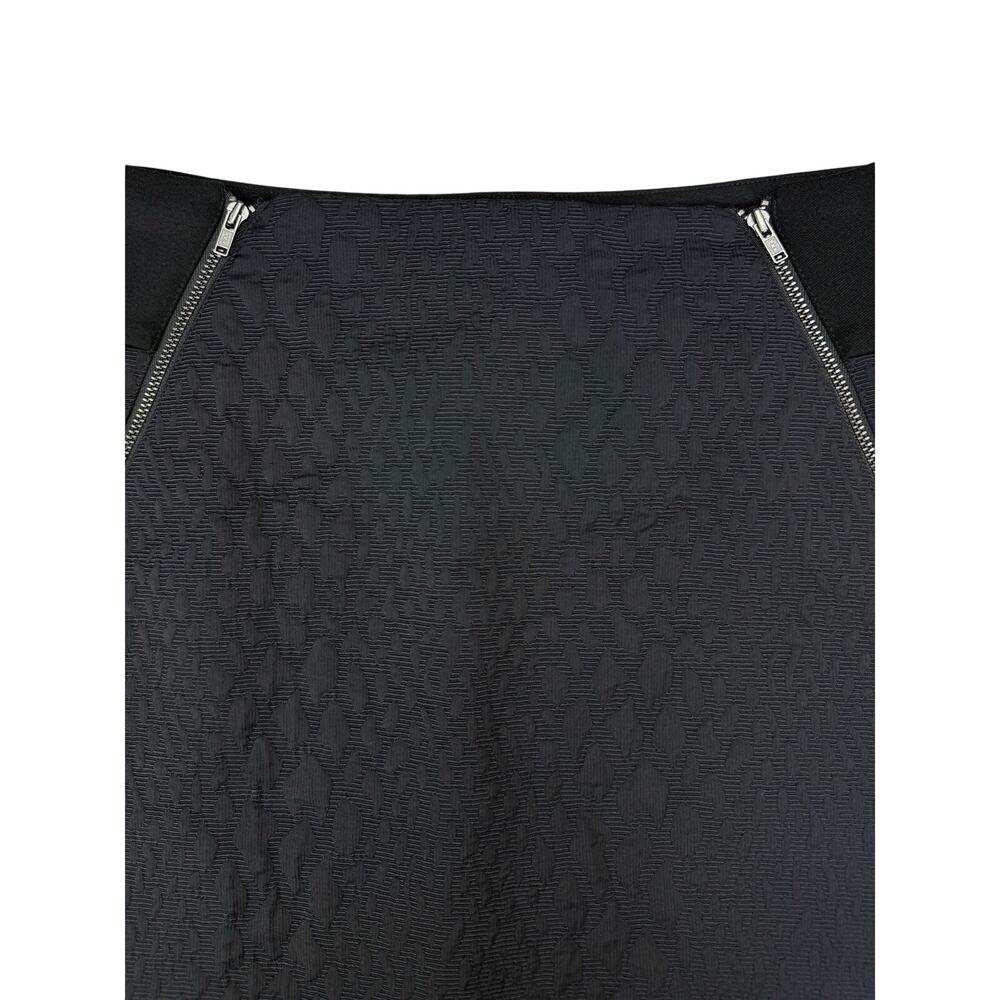 THEORY Delsy Fritella Textured Moto Mini Skirt Size 2 - Picture 3 of 6